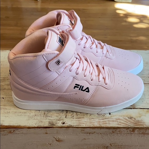 Fila Shoes New Vulc Pink High Tops Sneakers Poshmark